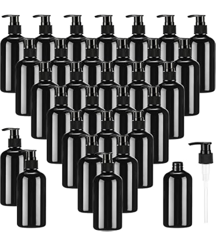 Iorou 50 Botellas De Plástico De 4 Onzas Con Tapa Abatible Con Tapa