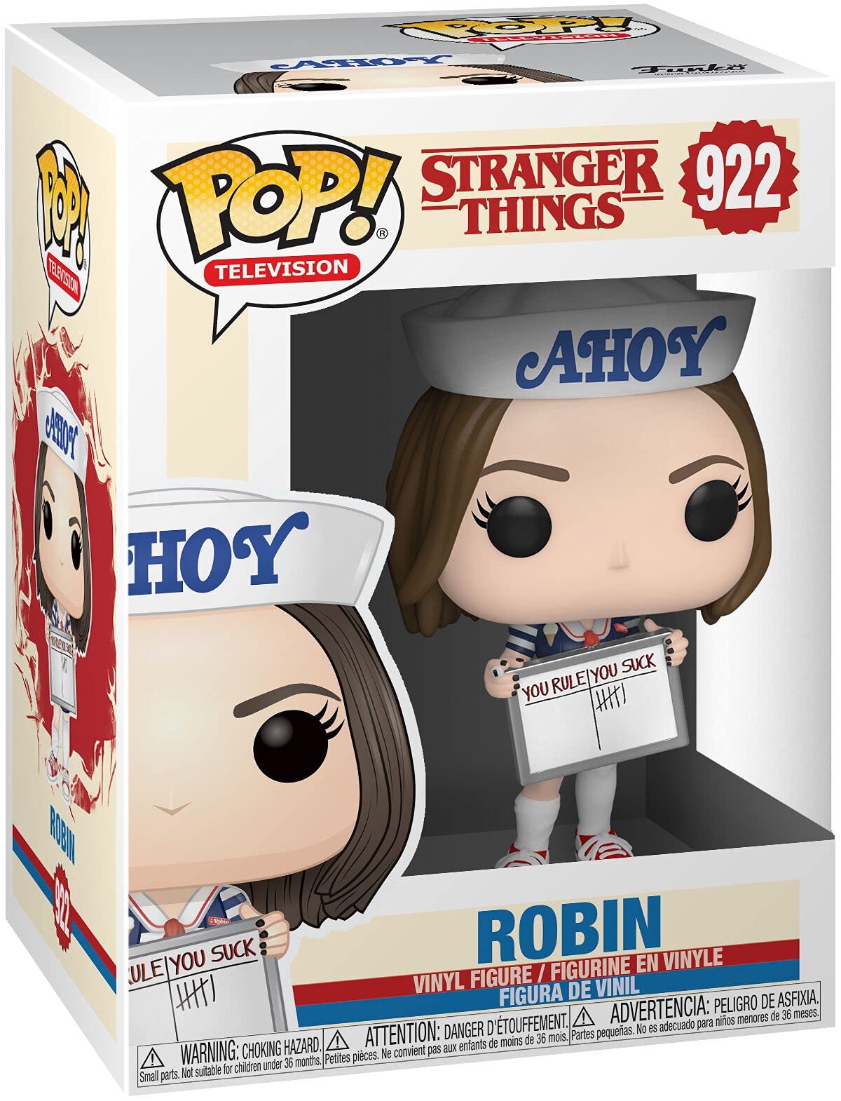Funko Stranger Things Season 3 - Robin Pop! n°922 Unisex Pop! Standard Vinyl