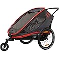 Hamax Outback Two Seat Reclining Multi-Sport Child Bike Trailer + Stroller (Jogger Wheel Sold Separately)