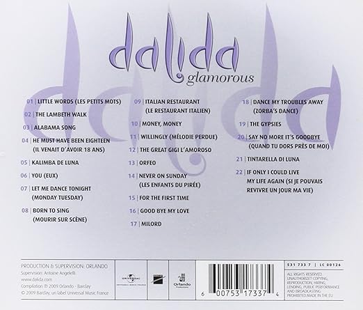 Dalida Glamourous Dalida Amazon Com Music