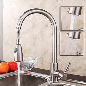 Moderno fácil instalación efluentes grifo de cocina grifo de la cocina