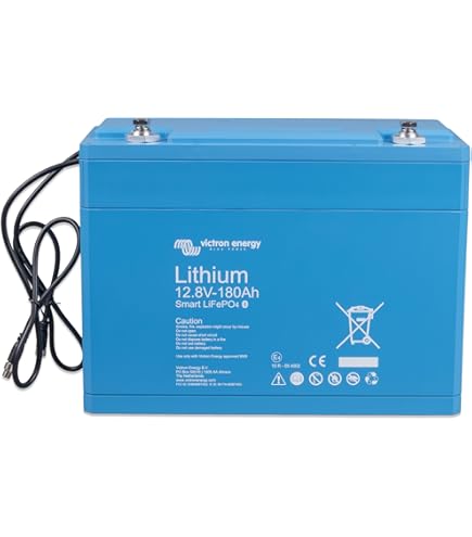 Amazon.com: Victron Energy LiFePO4 Battery 12.8V 100Ah – Smart
