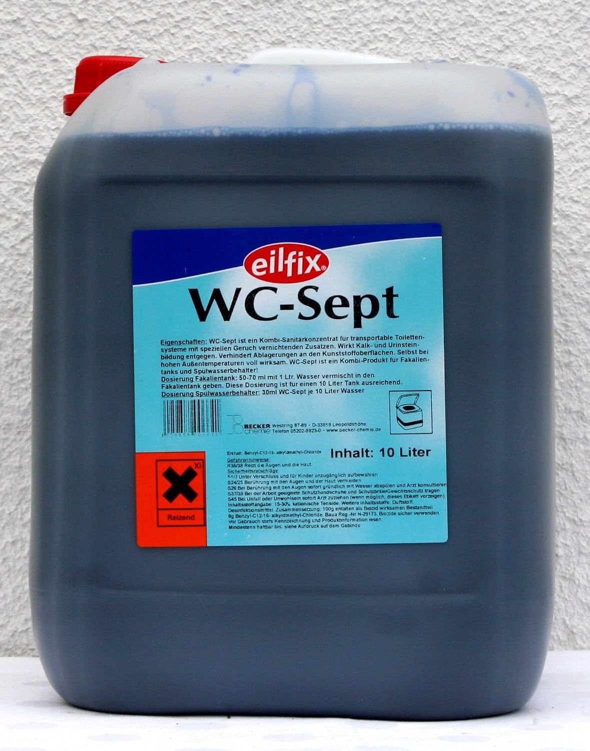 Eilfix Sept nevera sanitaria concentrado para transportable de ...