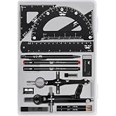 Mr. Pen- Professional Geometry Set, 15 pcs, Drafting Tools with Protractor | Compass, Metal Ruler, Triangles, Pens &amp; Pencils, Complete Geometry &amp; Drafting Kit for Architects, Engineers &amp; Students