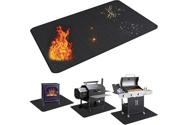 Pack of copper grill mats on a barbecue