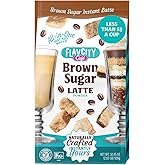 FlavCity Café Brown Sugar Latte - Flavored Instant Coffee Powder Mix with Grass-Fed Whole Milk & Real Molasses - Instant Latt
