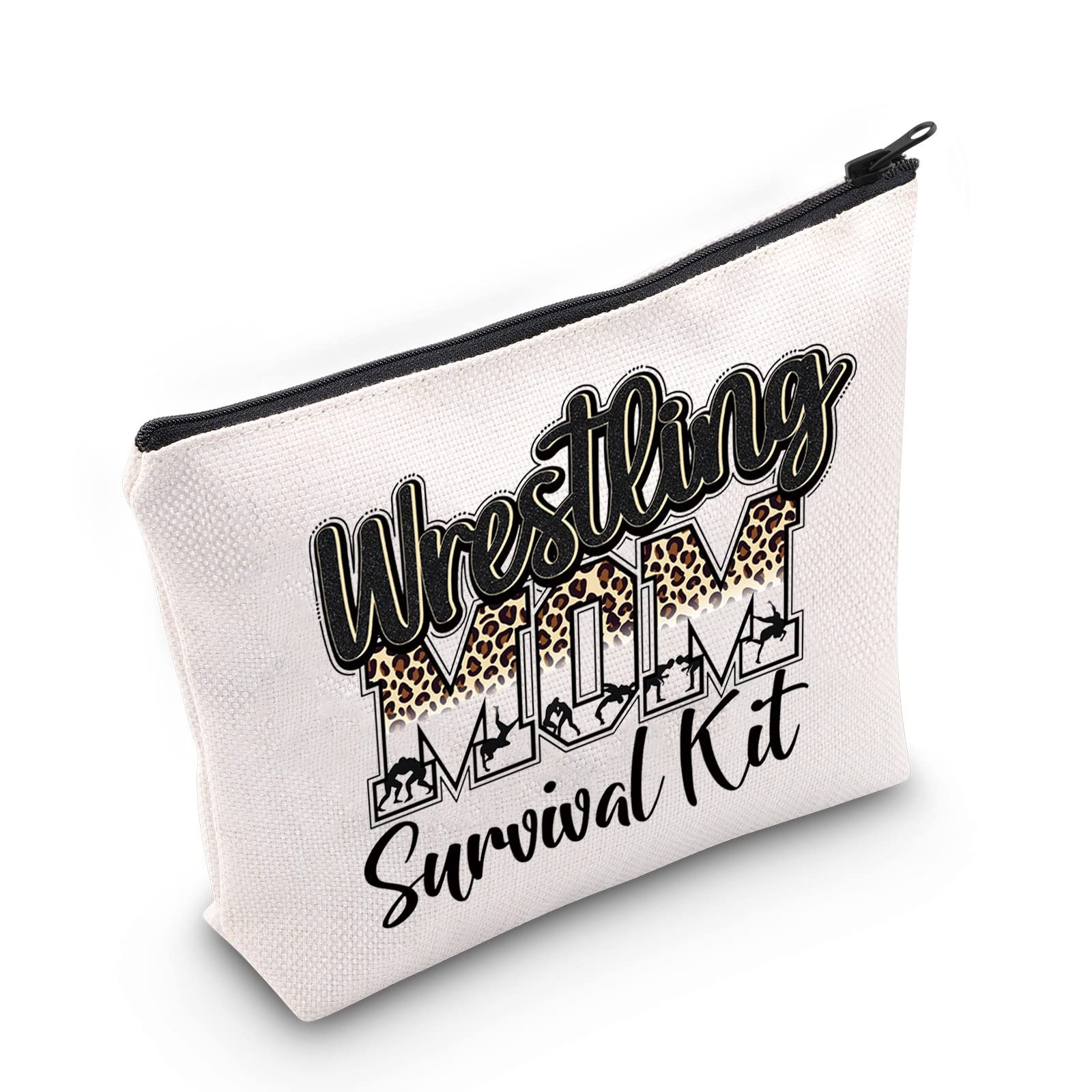 LEVLO Martial Art Mom Cosmetic Bag Taekwondo and Martial Arts Gift Martial Art Mom survival Kit Make Up Zipper Pouch Bag Martial Arts Merchandise, Martial Art Mom, Cosmetic Bag