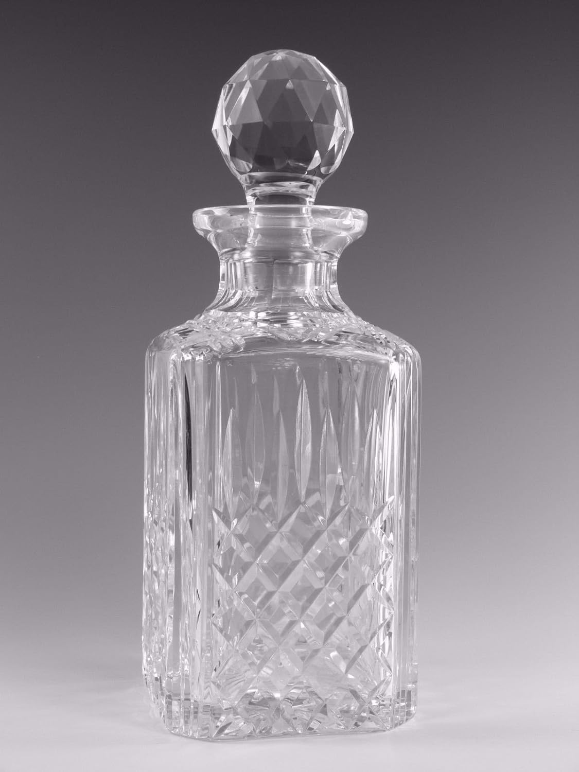 Stuart Crystal TEWKESBURY / GLENDEVON Square Decanter 10 1/2" Amazon