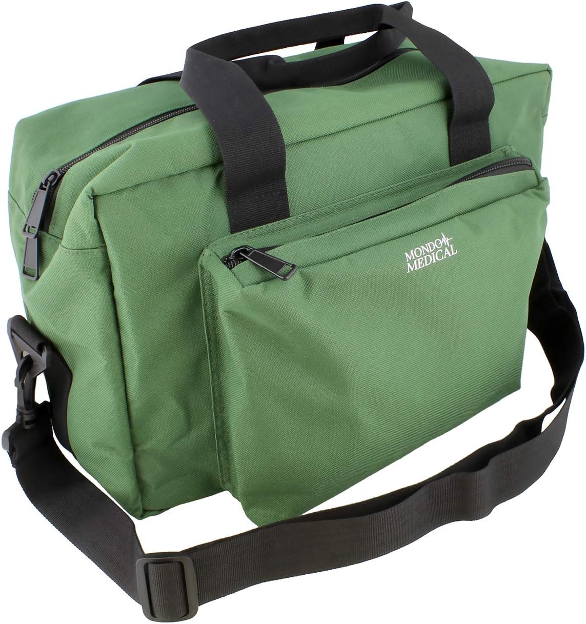 MonMed Green Medical Bag - Nurse Accessories Nursing School Supplies, Medical Equipment Bag, Nurse Bag in Green Nylon