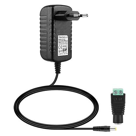 EFISH Transformator 12 V 1 A 12 W dostarcza zasilacz, wtyczka ...