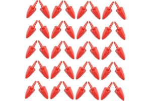 Snowman Nose Craft Kit Carrot Shape Mini Safety Accessory for DIY Winter Decorations and Outdoor Snowman Making Supplies 8x15