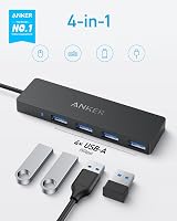 Anker 4-Port USB 3.0 Hub 5Gbps USB-C OTG Ultra-Slim 20cm Cable for MacBook view 2