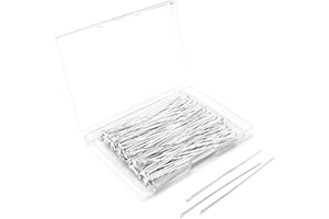Yumttero 200 Pcs 70mm/2.76 Inch 21 Gauge Head Pins for Jewelry Making Straight Eye Ball Pin for DIY Christmas Styles Craft Earring Bracelet Necklace Pendant Making (Head Pins,Sliver Color)