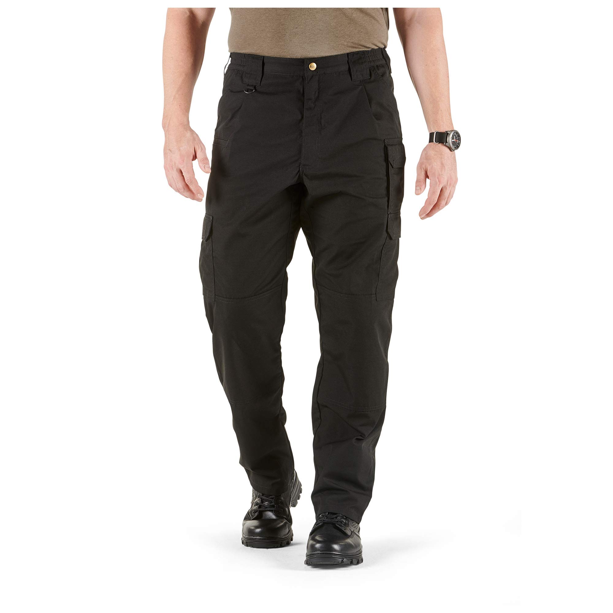 5.11 Pantalones tácticos Taclite Pro de rendimiento ligero para hombre, bolsillos cargo, cinturilla de acción, negro, 32 ancho x 30 largo, estilo 74273