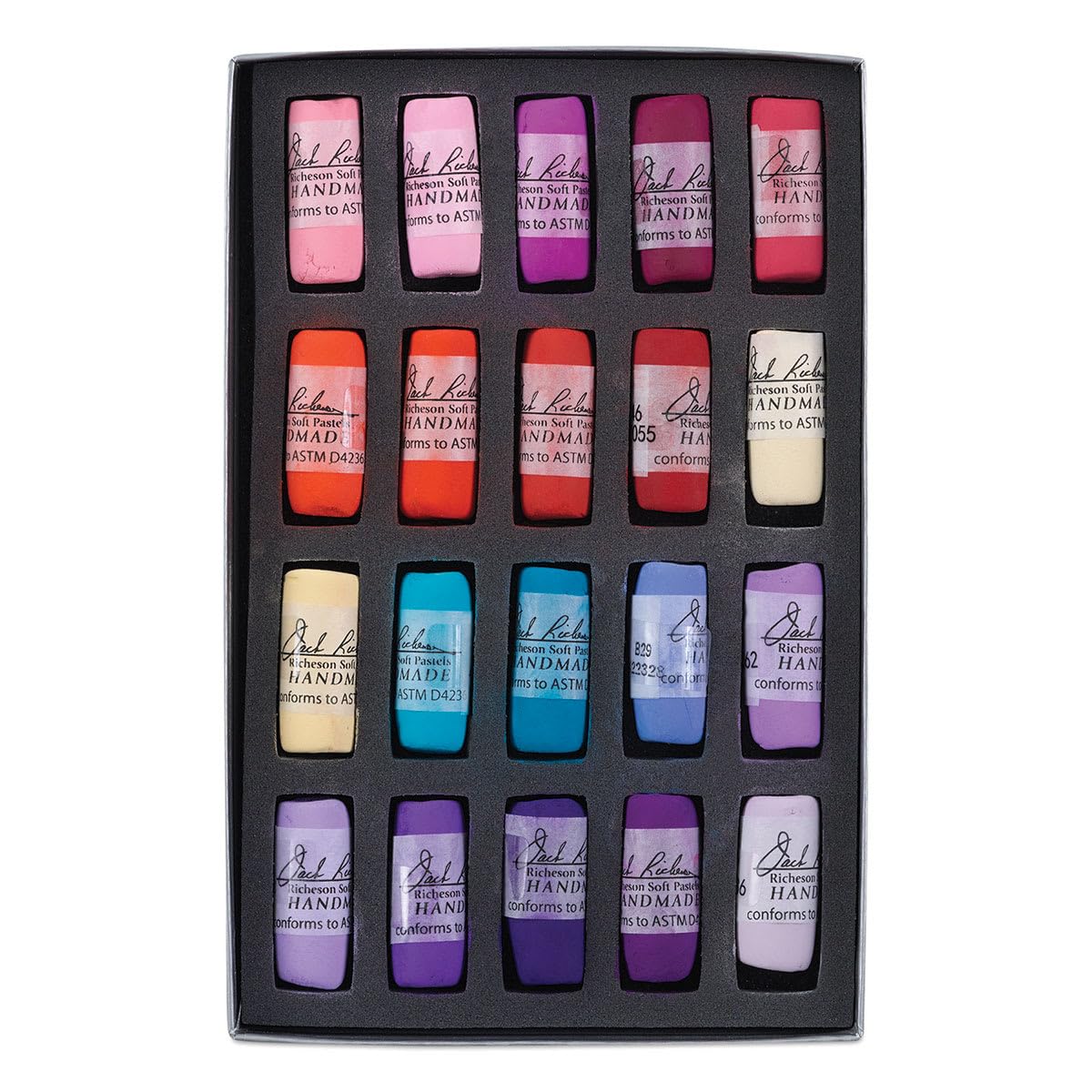 Jack Richeson 422929 Landscape Flora 1 Hand Rolled Soft Pastel Set (20 Piece)