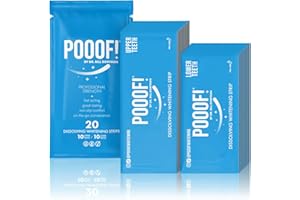 POOOF! Dissolving Teeth Whitening Strips by Dr. Bill Dorfman | 12% Hydrogen Peroxide | No-Slip Melt-Away Advanced Seal | Fast Stain Removal | Enamel & Sensitive Safe | 20 Ct (10-Day) | Polar Mint