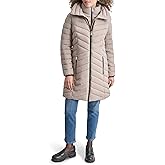 DKNY Women's Bib-front Light-weight Puffer
