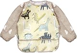 PandaEar 3 Pack Waterproof Sleeved Bibs with Long Sleeves Lizard view 3