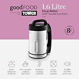 Tower Good Food Soup Maker 1.6L with Sauté Function & LED Control Panel view 2