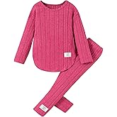 VARMILO Toddler Girl Clothes Sets Fall Warm Sweatshirt Pants Long Sleeve Sweatsuits Winter Outfits Size 2-8 Years