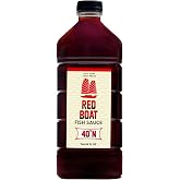 Red Boat Fish Sauce | Premium 40&deg;N fish sauce sustainably made with just two ingredients in Vietnam | Keto, Paleo, &amp; Whole 30 friendly | Gluten and sugar free with no preservatives | 64fl oz. bottle