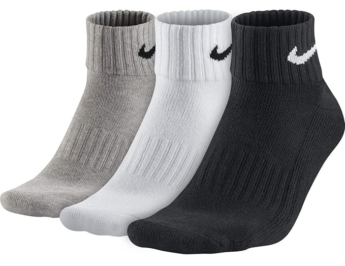 Nike One Quarter Socks 3PPK Value