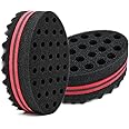 Hair Sponge Twist Brush, 2 Pcs Magic Twist Hair Sponge Men Afro Curl Brush Dread Wave Brushes for Curls Dreadlock Small & Big