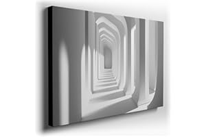 Canvas for Living room. Endless Elegance: Step Into the Infinity Corridor, 27 x 18 inch Canvas Wall Art - Ready to Hang - 130