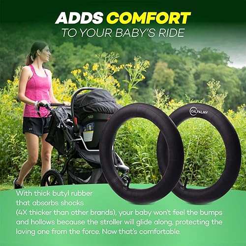 16'' x 1.5/1.75/1.95/2.125 Back Wheel Replacement Inner Tubes (2-Pack)  Compatible with Graco Click/Go Jogging/BoB Revolution SE/Pro/Flex/SU - Made  from BPA/Latex Free Butyl Rubber in Saudi Arabia | Whizz Inner Tubes & Tires