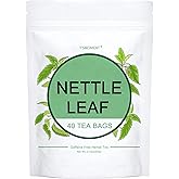 Nettle Leaf Tea Bags - 1.5g x 40 Counts - Premium Nettle Leaf Tea - Rich in Vitamins & Minerals - Non-GMO - Caffeine-Free