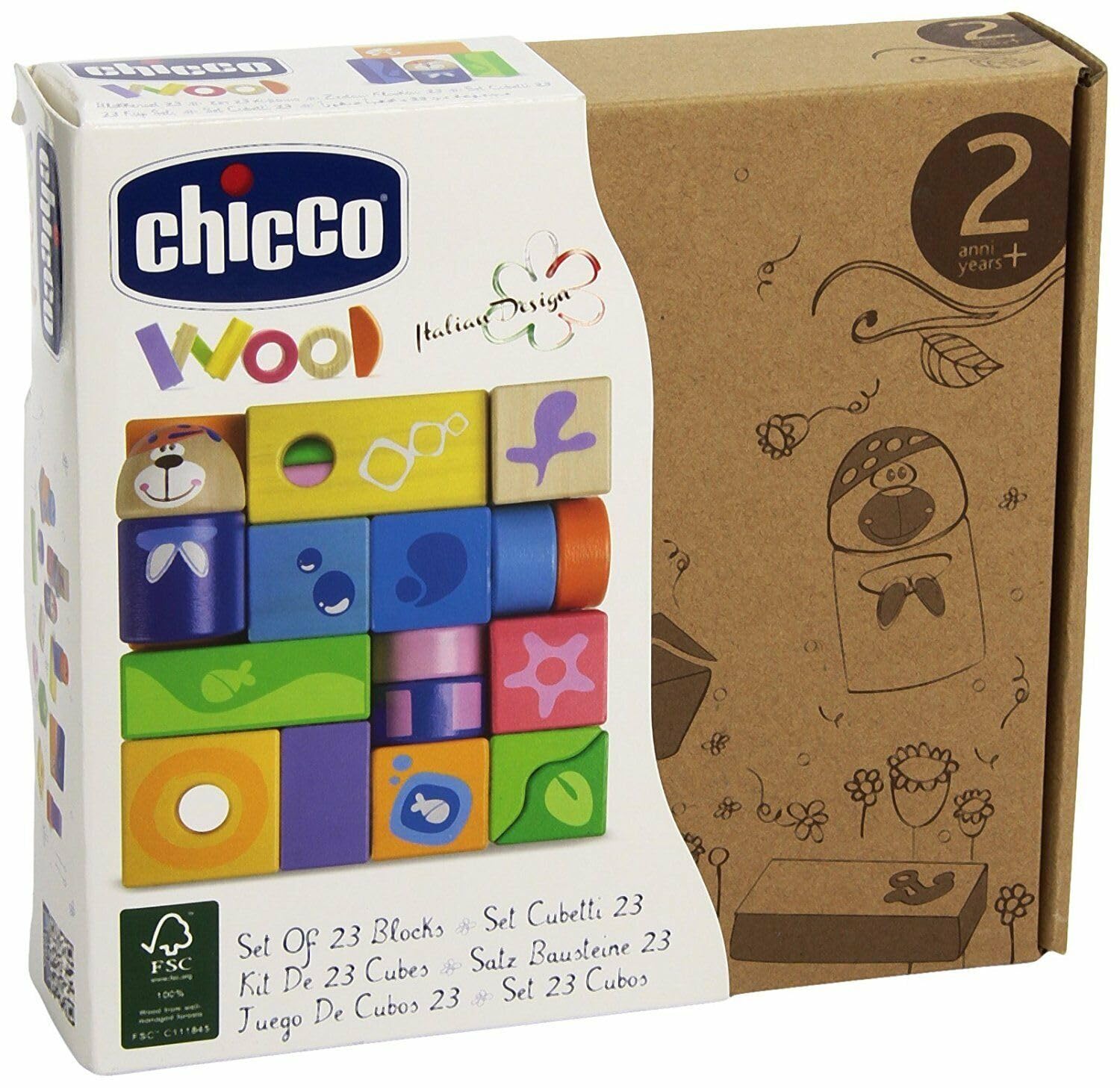 Chicco 00005165000000 - blocks of 23, he set