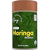 OMG! Superfoods Organic Moringa Powder - 100% Pure, USDA Certified Organic - Good Source of Calcium, Iron, Vitamin A, Vitamin