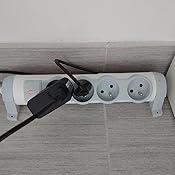 Legrand LEG50076 Rallonge avec bloc prises 4 x 2P + T avec interrupteur