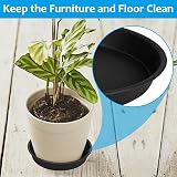 TStarJungle 5 Pack Plant Saucers 36cm Indoor Outdoor Flower Pot Trays view 4