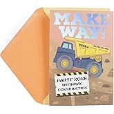 Hallmark Birthday Greeting Card for Kids (Hasbro Tonka Truck)