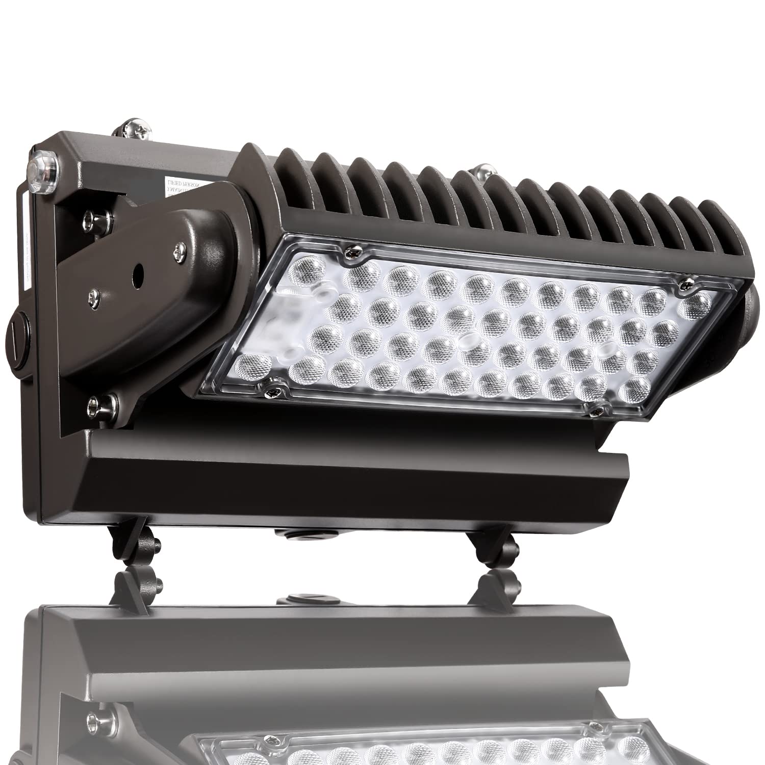 Photo 1 of Rotatable LED Wall Pack Light with Dusk to Dawn Photocell, 80W 10400LM 400-600W HPS/HID Equiv., 5000K Daylight ETL Commercial Outdoor Security Lighting for Warehouse, Entrance, Parking, Garage