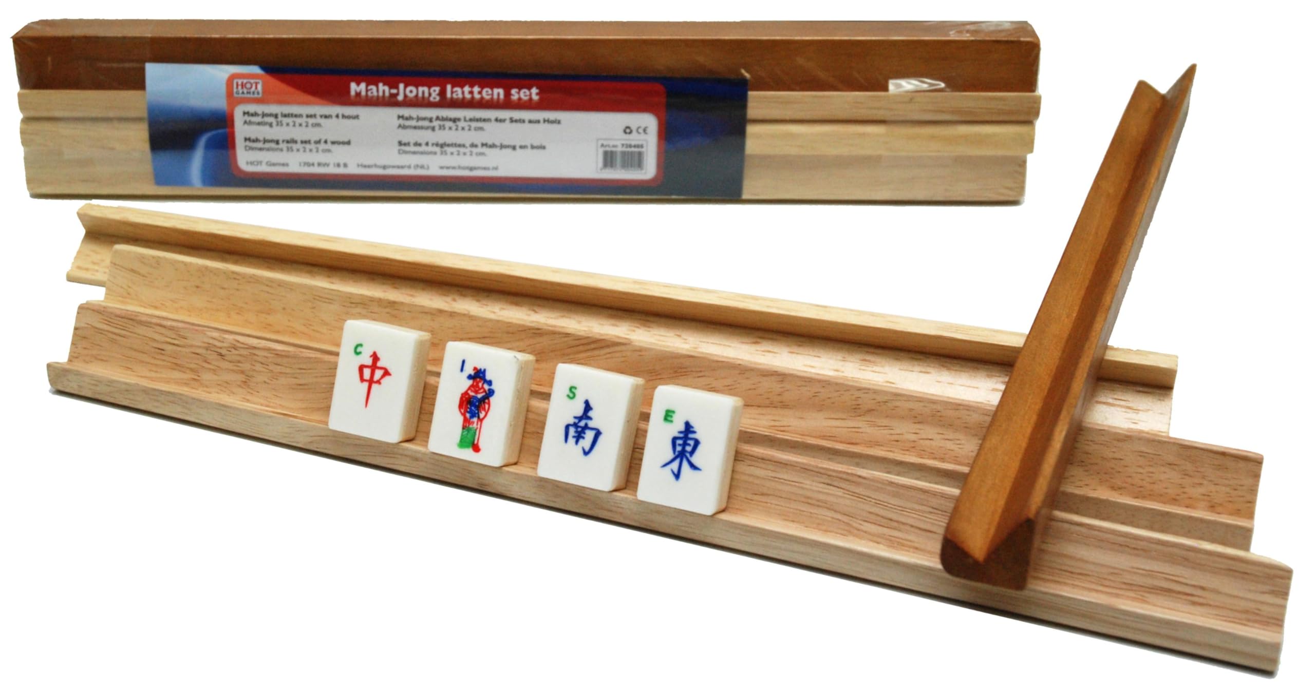 Hot Games Set of 4 Mah Jong (Mahjong) Tile Racks - 40cm