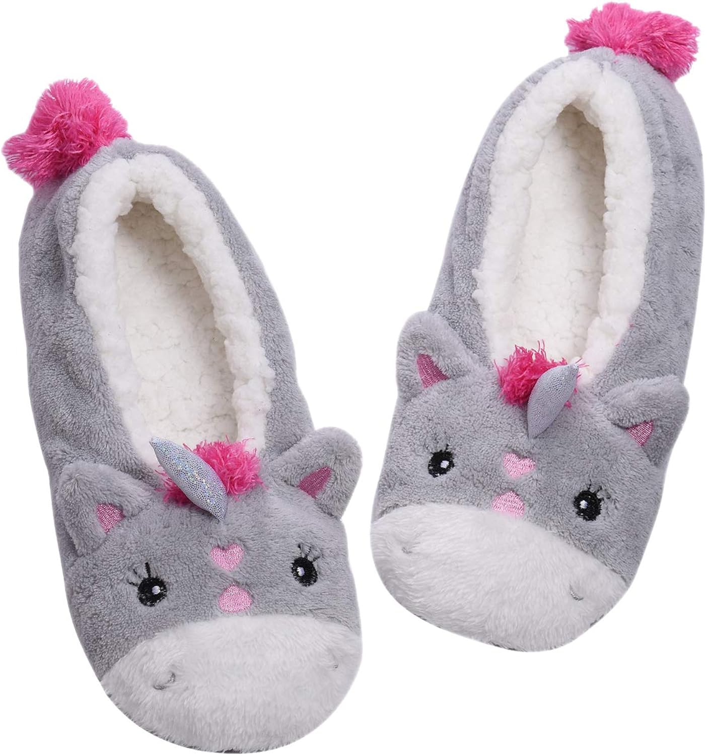  | Panda Bros Womens Cozy&Warm Animal Slipper Socks with Grippers-House Socks | Slippers