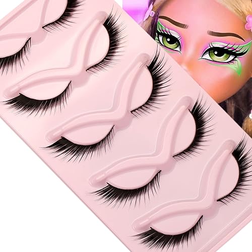 Bratz Lashes Angel Wing Lashes Wispy Volume Sexy Fox Eye Lashes