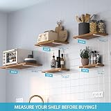 WELDUN 6 Pack Metal Shelf Brackets 10 cm Heavy Duty Wall Mounted view 7