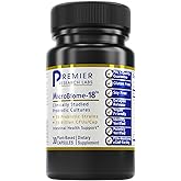Premier Research Labs MicroBiome-18 - Probiotics for Digestive Health, Probiotics with Lactobacillus Acidophilus for Women and Men, Reuteri for Healthy Gut Microbiome - 30 Vegetarian Capsules