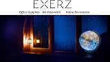 EXERZ Illuminated Globe 21cm - Battery-Only, Constellation Map Night Light view 9