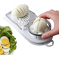 Egg Slicer for Hard Boiled Eggs - Kitchenaid Multipurpose Boiled Egg Slicer, Stainless Steel Wire with 2 Slicing Styles…