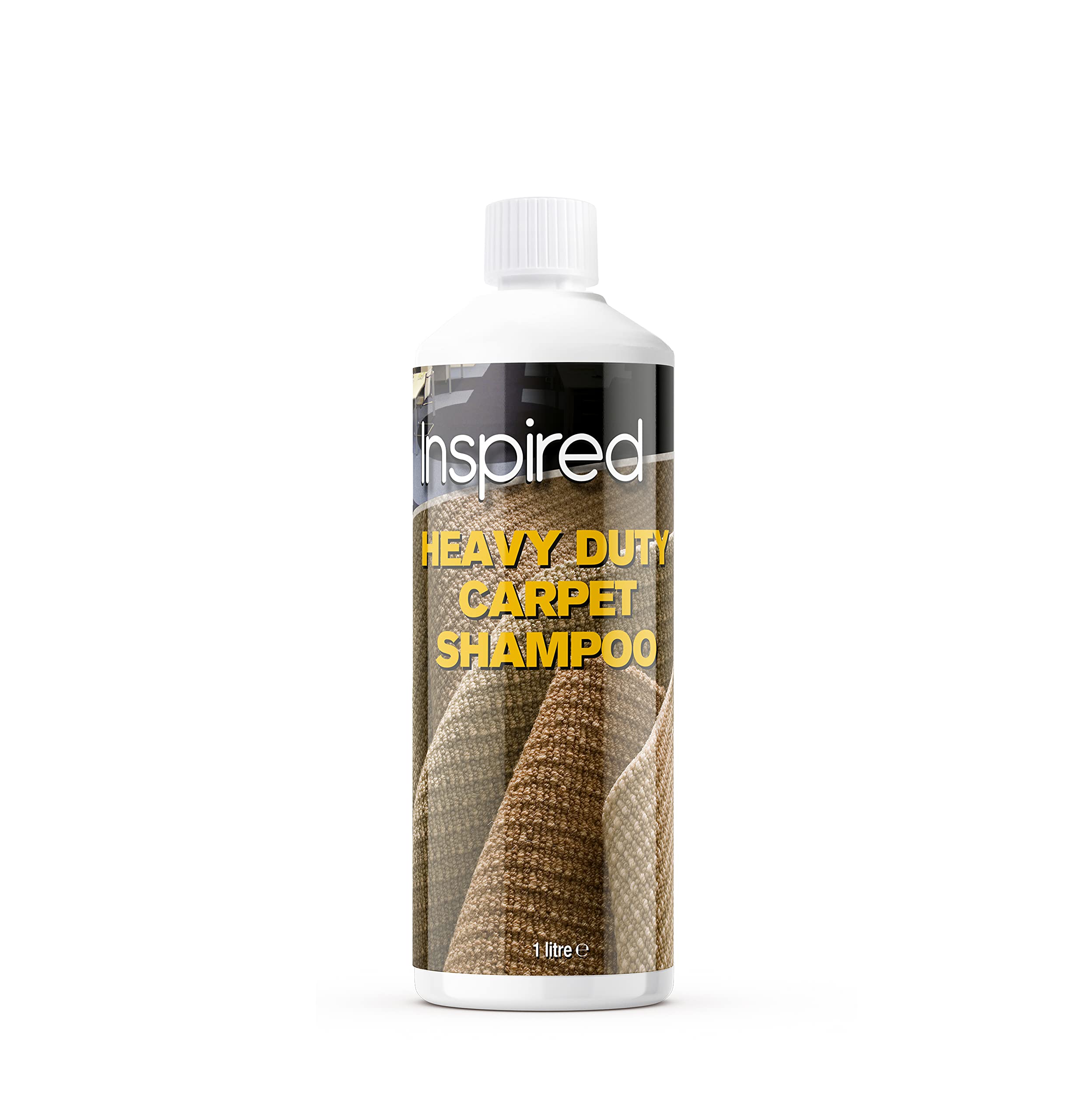 Inspired Heavy Duty Carpet and Upholstery Shampoo - 1 Litre, Clear