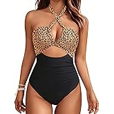 Women's One Piece Swimsuit - Sexy Cutout Bathing Suit Tummy Control Criss Cross Swimwear 2025