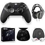 Microsoft Elite Series 2 Controller with Rig 400 Pro Headset + Extra USB Cube and More - Gamer Bundle
