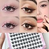 BSMKCL 110 Cluster Lashes Mix 11-13mm 30D C Curl Reusable Natural Extension view 2
