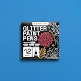 ARTISTRO Glitter Paint Pens 12 Extra-Fine 0.7mm for Rock Glass Wood view 8