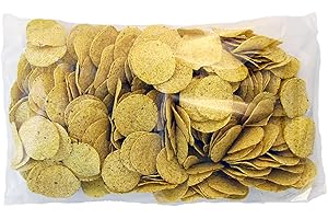 Clown Global Brands Round Tortilla Chips | Whole Grain | Contains 3-2 lb Bags of Chips | Provides 1 Grain Equivalent | Gluten Free | Healthy Snacking