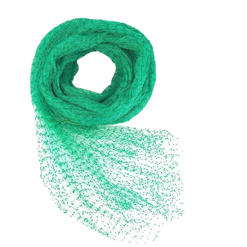4m x 10m Bird Netting, CODIRATO Green Garden Anti Bird Pond Netting for Plant Protection Mesh for Pest Control, Pea Fruit1.5x1.5 cm Holes